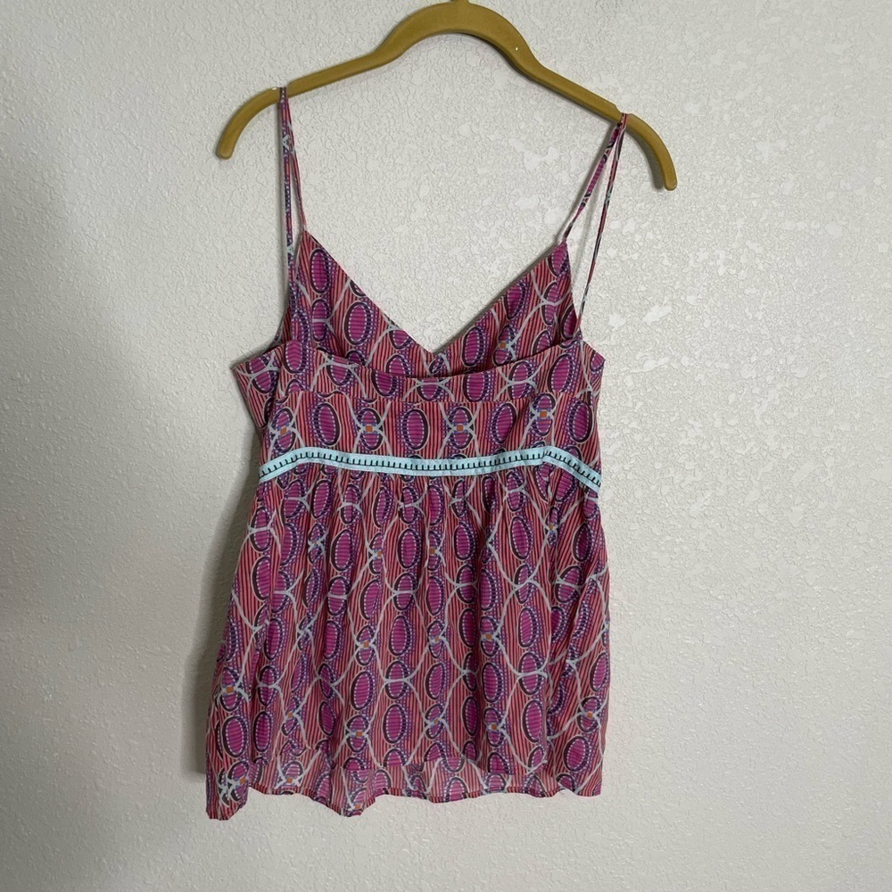 See by Chloe Retro Paisley Y2K Babydoll Tank Top 4 - Picture 4 of 7